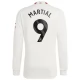 Manchester United FC Martial 9 Kolmas Pelipaita 2023-24 Jalkapallo Pelipaidat Peliasut(L/S)