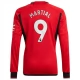 Manchester United FC Martial 9 Kotipelipaita 2023-24 Jalkapallo Pelipaidat Peliasut(L/S)