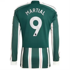 Manchester United FC Martial 9 Vieraspelipaita 2023-24 Jalkapallo Pelipaidat Peliasut(L/S)