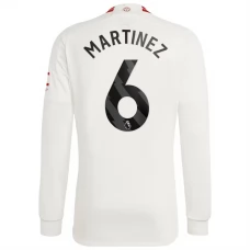 Manchester United FC Martinez 6 Kolmas Pelipaita 2023-24 Jalkapallo Pelipaidat Peliasut(L/S)