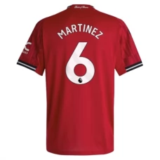 Manchester United FC Martinez 6 Kotipelipaita 2025-26 Jalkapallo Pelipaidat Peliasut
