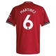 Manchester United FC Martinez 6 Kotipelipaita 2025-26 Jalkapallo Pelipaidat Peliasut