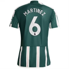 Manchester United FC Martinez 6 Vieraspelipaita 2023-24 Jalkapallo Pelipaidat Peliasut