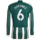 Manchester United FC Martinez 6 Vieraspelipaita 2023-24 Jalkapallo Pelipaidat Peliasut(L/S)