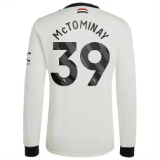 Manchester United FC McTominay 39 Kolmas Pelipaita 2024-25 Jalkapallo Pelipaidat Peliasut(L/S)