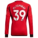 Manchester United FC McTominay 39 Kotipelipaita 2023-24 Jalkapallo Pelipaidat Peliasut(L/S)