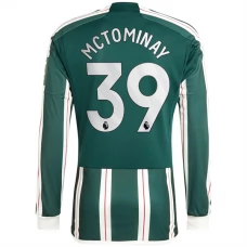 Manchester United FC McTominay 39 Vieraspelipaita 2023-24 Jalkapallo Pelipaidat Peliasut(L/S)