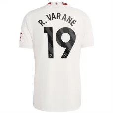 Manchester United FC R. Varane 19 Kolmas Pelipaita 2023-24 Jalkapallo Pelipaidat Peliasut