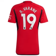Manchester United FC R.Varane 19 Kotipelipaita 2023-24 Jalkapallo Pelipaidat Peliasut