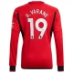 Manchester United FC R.Varane 19 Kotipelipaita 2023-24 Jalkapallo Pelipaidat Peliasut(L/S)