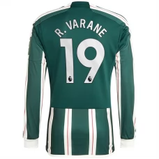 Manchester United FC R. Varane 19 Vieraspelipaita 2023-24 Jalkapallo Pelipaidat Peliasut(L/S)