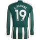 Manchester United FC R. Varane 19 Vieraspelipaita 2023-24 Jalkapallo Pelipaidat Peliasut(L/S)