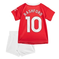 Manchester United FC Rashford 10 Lasten Kotipelipaita 2024-25 Jalkapallo Pelipaidat Peliasut