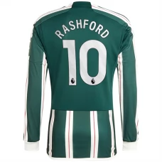 Manchester United FC Rashford 10 Vieraspelipaita 2023-24 Jalkapallo Pelipaidat Peliasut(L/S)