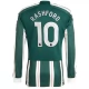 Manchester United FC Rashford 10 Vieraspelipaita 2023-24 Jalkapallo Pelipaidat Peliasut(L/S)