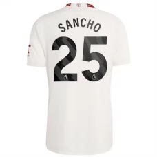 Manchester United FC Sancho 25 Kolmas Pelipaita 2023-24 Jalkapallo Pelipaidat Peliasut