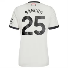 Manchester United FC Sancho 25 Kolmas Pelipaita 2024-25 Jalkapallo Pelipaidat Peliasut