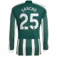 Manchester United FC Sancho 25 Vieraspelipaita 2023-24 Jalkapallo Pelipaidat Peliasut(L/S)