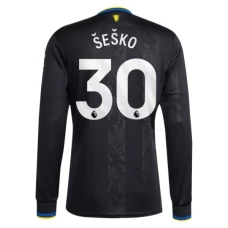 Manchester United FC Šeško 30 Kolmas Pelipaita 2025-26 Jalkapallo Pelipaidat Peliasut(L/S)
