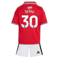 Manchester United FC Šeško 30 Kotipaita 2026-27 Lasten Pelipaita