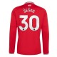 Manchester United FC Šeško 30 Kotipaita 2026-27 Pelipaita Long Sleeve