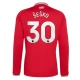 Manchester United FC Šeško 30 Kotipaita 2026-27 Pelipaita Long Sleeve