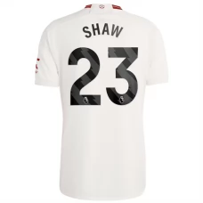 Manchester United FC Shaw 23 Kolmas Pelipaita 2023-24 Jalkapallo Pelipaidat Peliasut