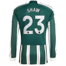Manchester United FC Shaw 23 Vieraspelipaita 2023-24 Jalkapallo Pelipaidat Peliasut(L/S)