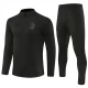 Manchester United FC Tracksuit 2026-27 - 1-4 Zip Musta
