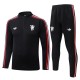 Manchester United FC Tracksuit 2026-27 - 1-4 Zip Musta