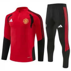 Manchester United FC Tracksuit 2026-27 - 1-4 Zip Punainen