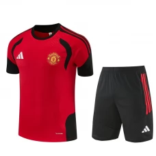 Manchester United FC Tracksuit(Paita+Shorts) 2026-27 Punainen