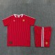 Manchester United FC Tracksuit(Paita+Shorts) 2026-27 Punainen