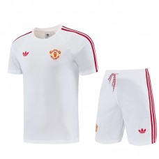Manchester United FC Tracksuit(Paita+Shorts) 2026-27 Valkoinen