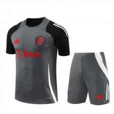 Manchester United FC Treenipaita Suits 2024-25 - Shorts Harmaa