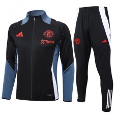 Manchester United FC Treenitakki Suits 2024-25 - Musta Sininen
