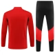 Manchester United FC Verryttelypuku 2023-24 - 1-4 Zip Punainen
