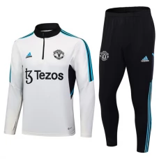 Manchester United FC Verryttelypuku 2023-24 - 1-4 Zip Valkoinen