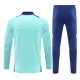 Manchester United FC Verryttelypuku 2024-25 - 1-4 Zip Sininen