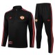 Manchester United FC Verryttelypuku 2025-26 - 1-4 Zip Musta