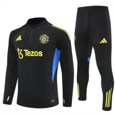 Manchester United FC Verryttelypuku 2025-26 - 1-4 Zip Musta