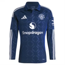 Manchester United FC Vieraspelipaita 2024-25 Jalkapallo Pelipaidat Peliasut(L/S)