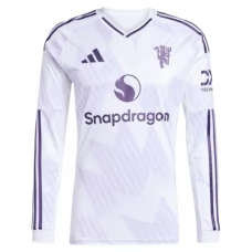 Manchester United FC Vieraspelipaita 2025-26 Jalkapallo Pelipaidat Peliasut(L/S)