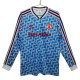 Manchester United FC Vieraspelipaita Retro 1990-92 Jalkapallo Pelipaidat Peliasut(L/S)
