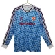 Manchester United FC Vieraspelipaita Retro 1990-92 Jalkapallo Pelipaidat Peliasut(L/S)