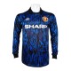 Manchester United FC Vieraspelipaita Retro 1992-93 Jalkapallo Pelipaidat Peliasut(L/S)