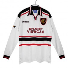 Manchester United FC Vieraspelipaita Retro 1998-99 Jalkapallo Pelipaidat Peliasut(L/S)