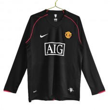 Manchester United FC Vieraspelipaita Retro 2007-08 Jalkapallo Pelipaidat Peliasut(L/S)