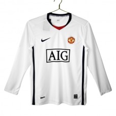 Manchester United FC Vieraspelipaita Retro 2008-09 Jalkapallo Pelipaidat Peliasut(L/S)