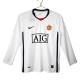 Manchester United FC Vieraspelipaita Retro 2008-09 Jalkapallo Pelipaidat Peliasut(L/S)